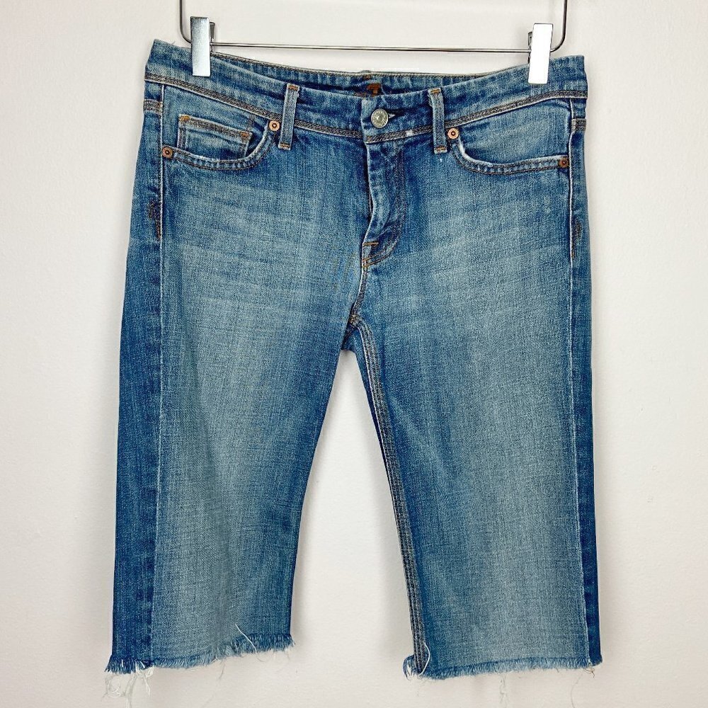 7 FOR ALL MANKIND | Boyfriend Shorts Boho Cut Offs